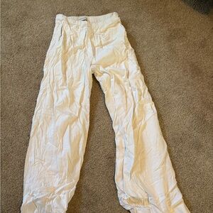 Lightweight White Casual Pants